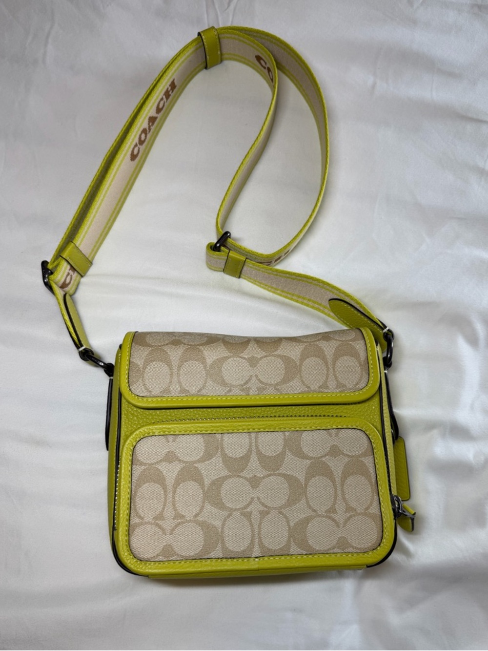 Coach Sullivan Flap Crossbody In Colorblock Signature Canvas